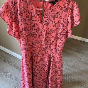 Banana Republic Coral Floral Dress